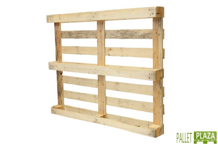 Houten pallets 100x120cm 7 dekplanken 2e/3e keus hout 600kg Pallet Plaza
