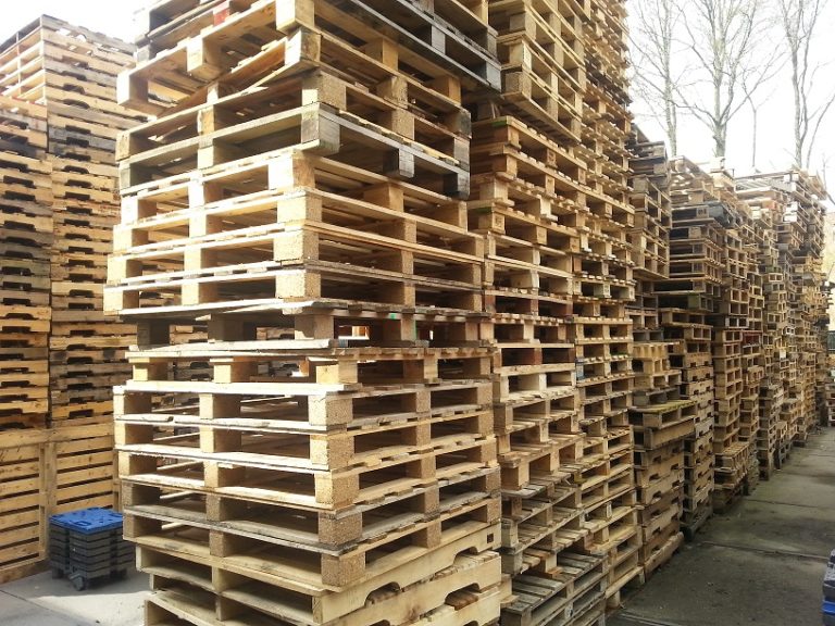 Gebruikte pallets met diverse afmetingen Pallet Plaza