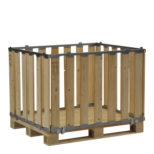 Nieuwe Nieuwe stapelbare palletbox 100x120x80cm modulairstapelbare palletbox 100x120cmx80cm modulair