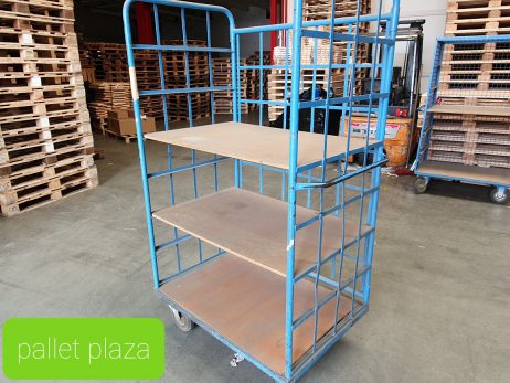 Gebruikte orderpicking kar in afmeting 100x70x180cm