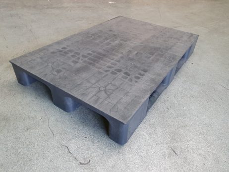 Gebruikte kunststof pallets 80x120cm hygiene gesloten dek