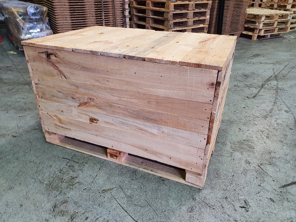 Gebruikte houten kisten 80x120x75cm Pallet