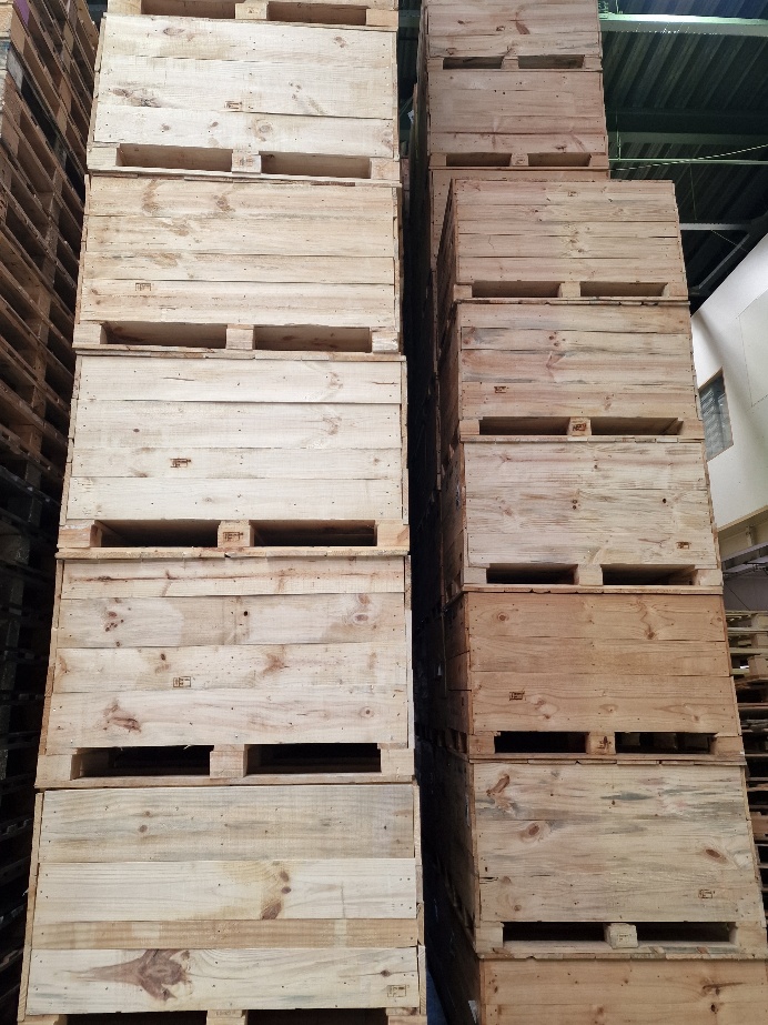 Afkorten Mevrouw Beg Gebruikte houten kisten 80x120x75cm - Pallet Plaza