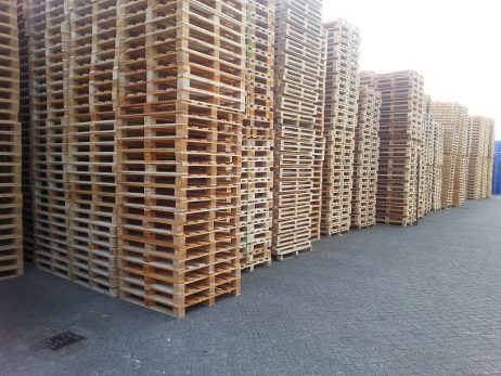 voorraad nieuwe pallets