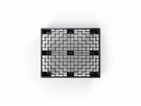 Kunststof pallets 100x120cm AIR nestbaar Zonder Rand 1000kg - Afbeelding 4