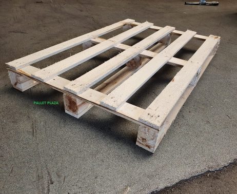 Houten pallets 80x120cm 5 dekplanken ISPM-15 houten klos - Afbeelding 3