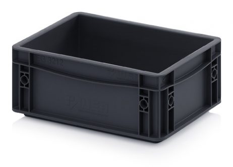 Euronorm bak 30x20x12cm ESD stapelbak