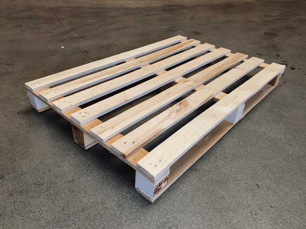 Inademen terwijl martelen Houten pallets 80x120cm met 7 latten nieuw mooie pallet