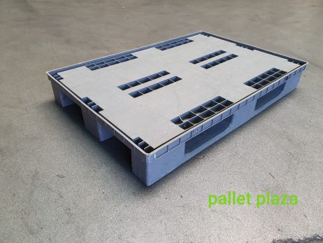 Kunststof pallet 1200x800mm Closed gebruikte pallet