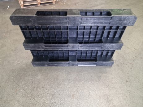 Kunststof pallet 1200x800 met gesloten dek