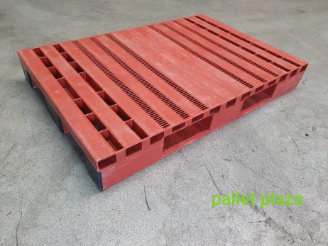 Plastic pallet 1200x800mm zonder rand