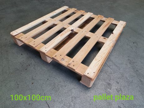 Gebruikte pallet 100x100cm langloop