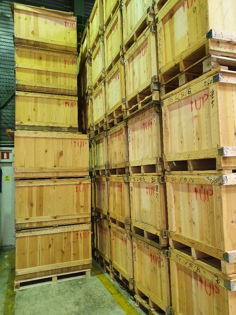 Gooi Minder Retentie Gebruikte houten kisten 80x120x60cm met deksel kisten