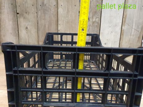Gebruikte kunststof stapelkrat 500x300x130mm - per 80 stuks op een pallet - Afbeelding 2