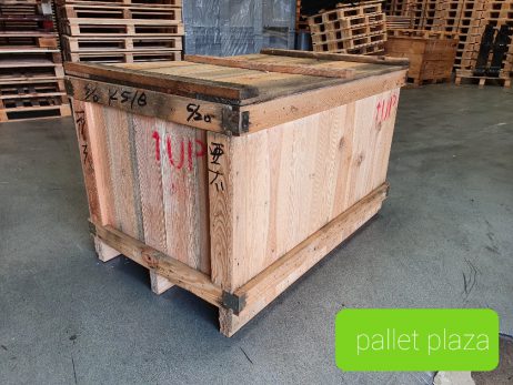 Gebruikte houten kisten 80x120x76cm - Afbeelding 2