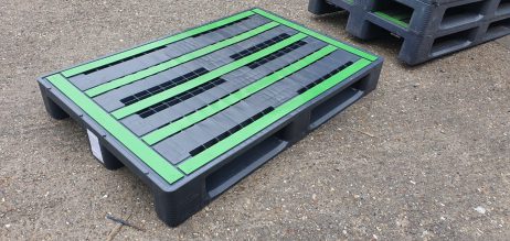 Gebruikte kunststof pallet 1200x800mm zware pallet