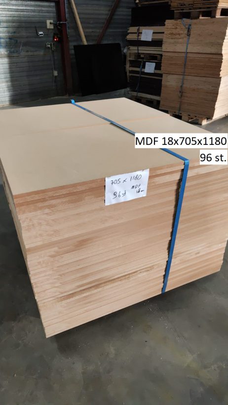 MDF Platen 18mm 705x1180mm