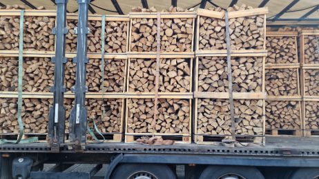Eikenhout op pallet brandhout eerste kwaliteit