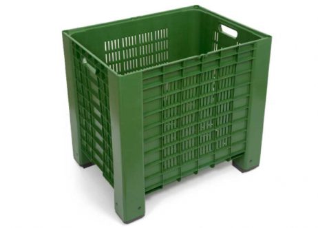 Kunststof Palletbox Open 60x80x74cm Foodgrade