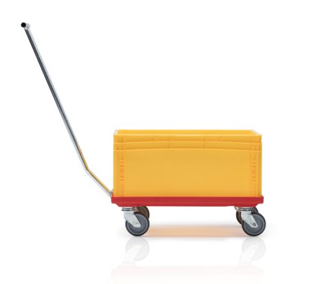 Trekstang voor transporter of onderwagen dolly