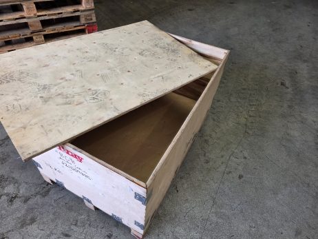 Gebruikte multiplex kist 71x115x38 cm kist