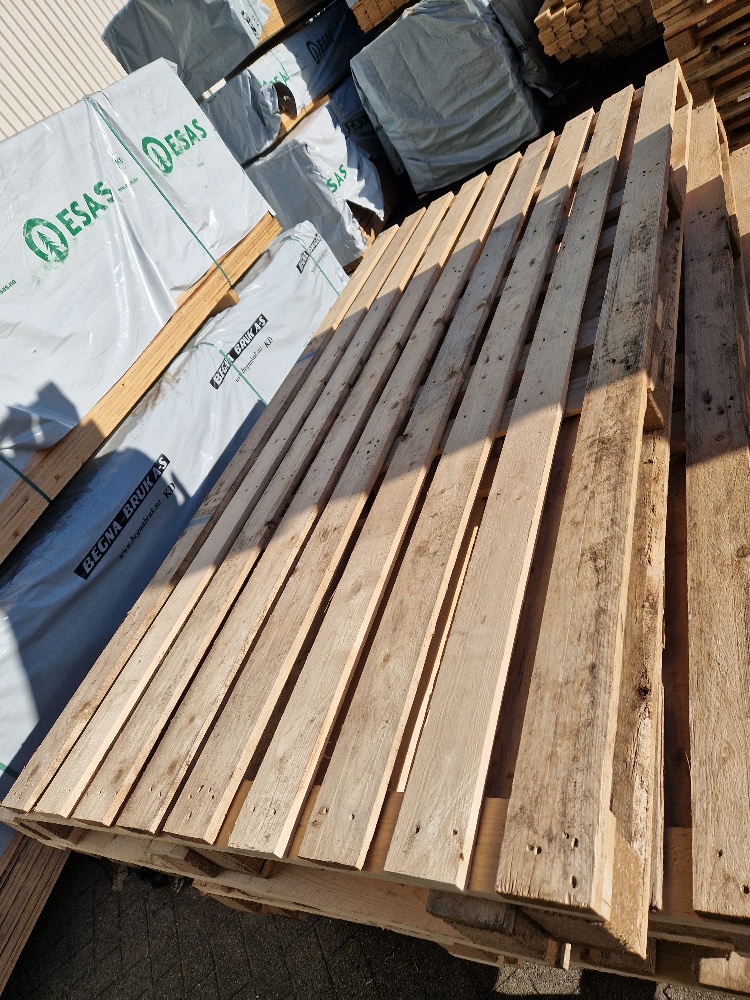 Nieuwe pallet 130x260cm - Afbeelding 2