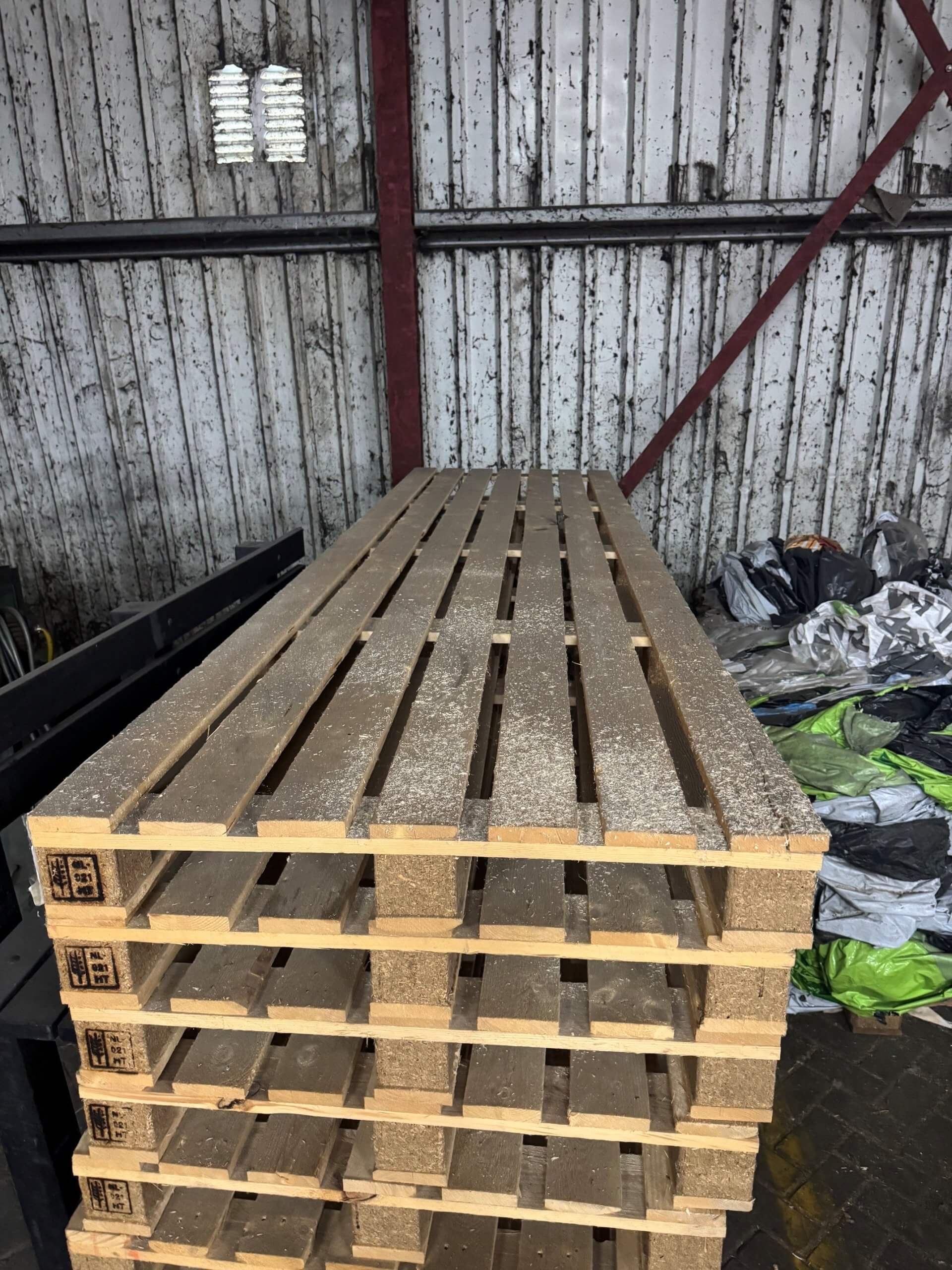 Nieuwe pallet 90x330cm ISPM-15 HT - Afbeelding 2
