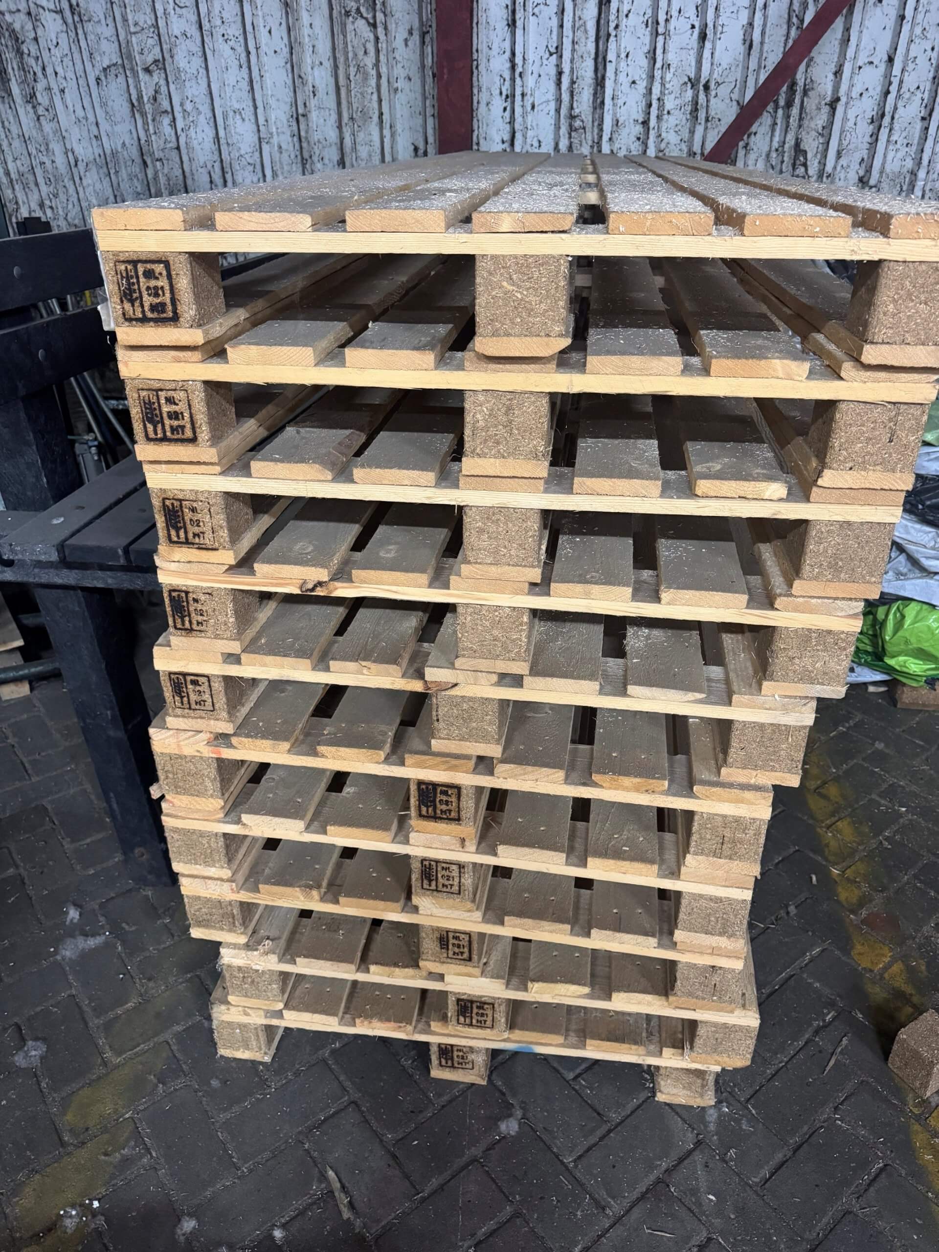 Nieuwe pallet 90x330cm ISPM-15 HT - Afbeelding 4