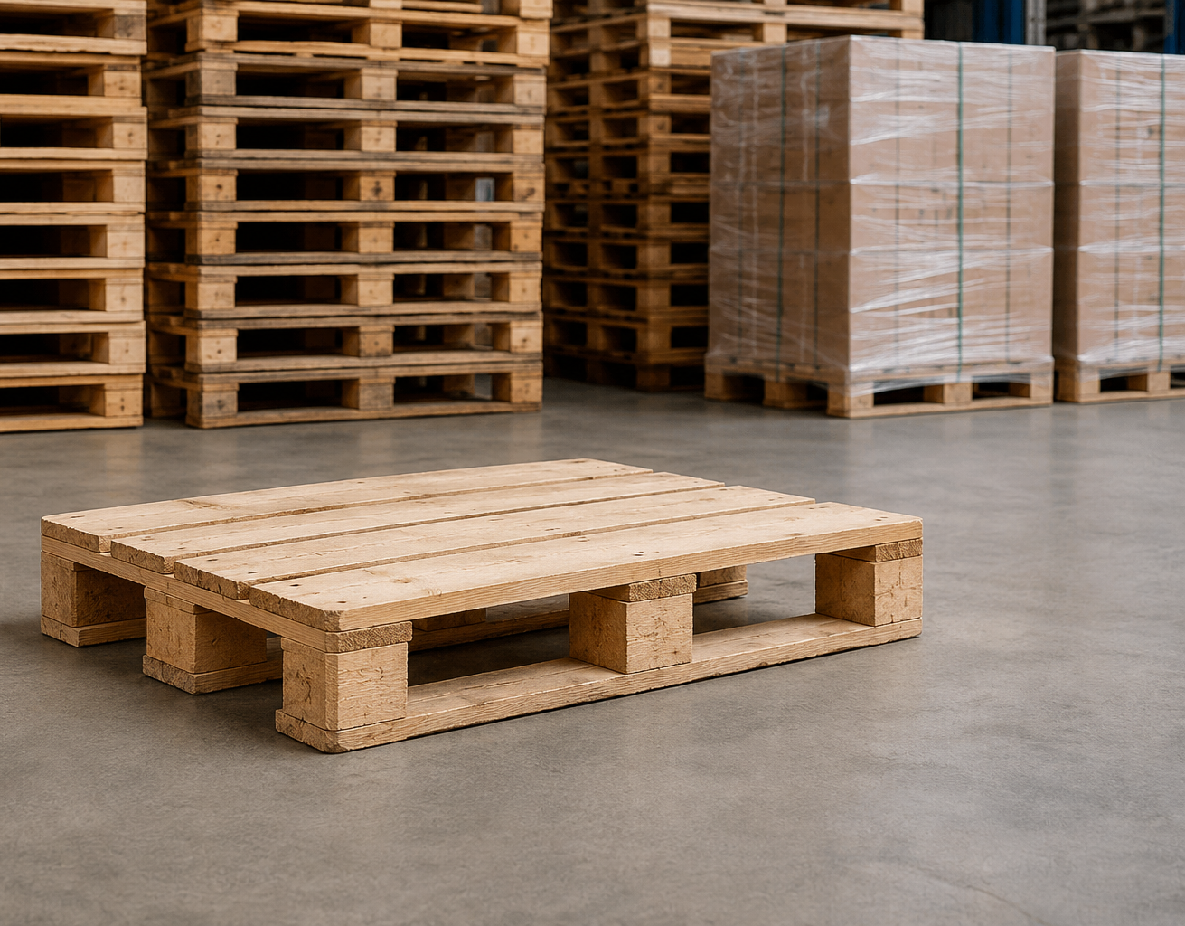 Europallet van Pallet Plaza in gebruik.